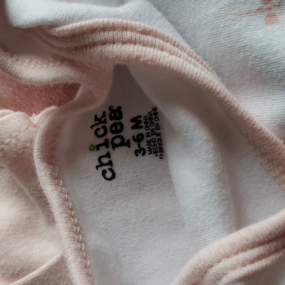 Chickpea Baby Girl Onsie Set , Pink 3-6m - Picture 2 of 4